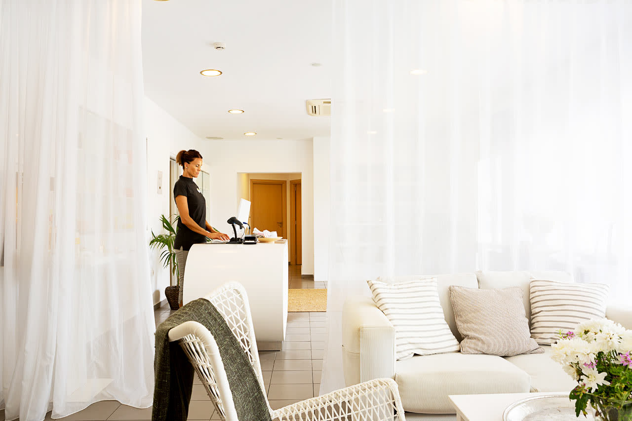 I hotellets spa kan du njuta av sköna, välgörande behandlingar.