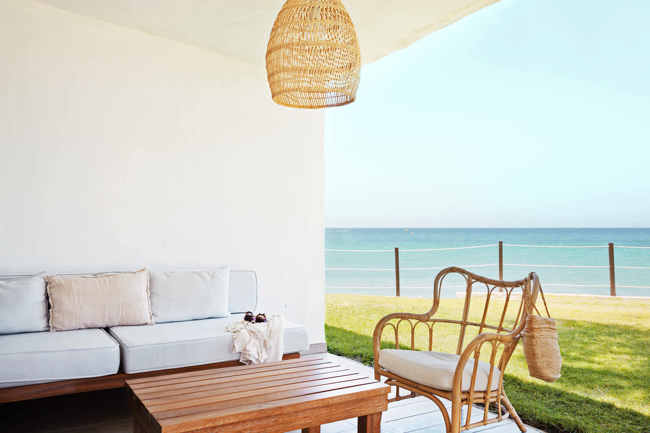 Prime Lounge Suite 2 rum terrass med havsutsikt