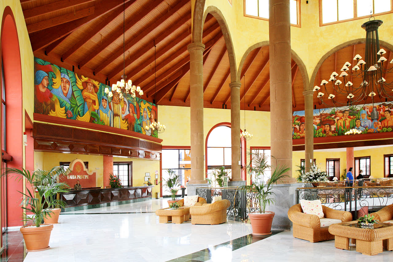 Den luftiga lobbyn i Costa Adeje-delen