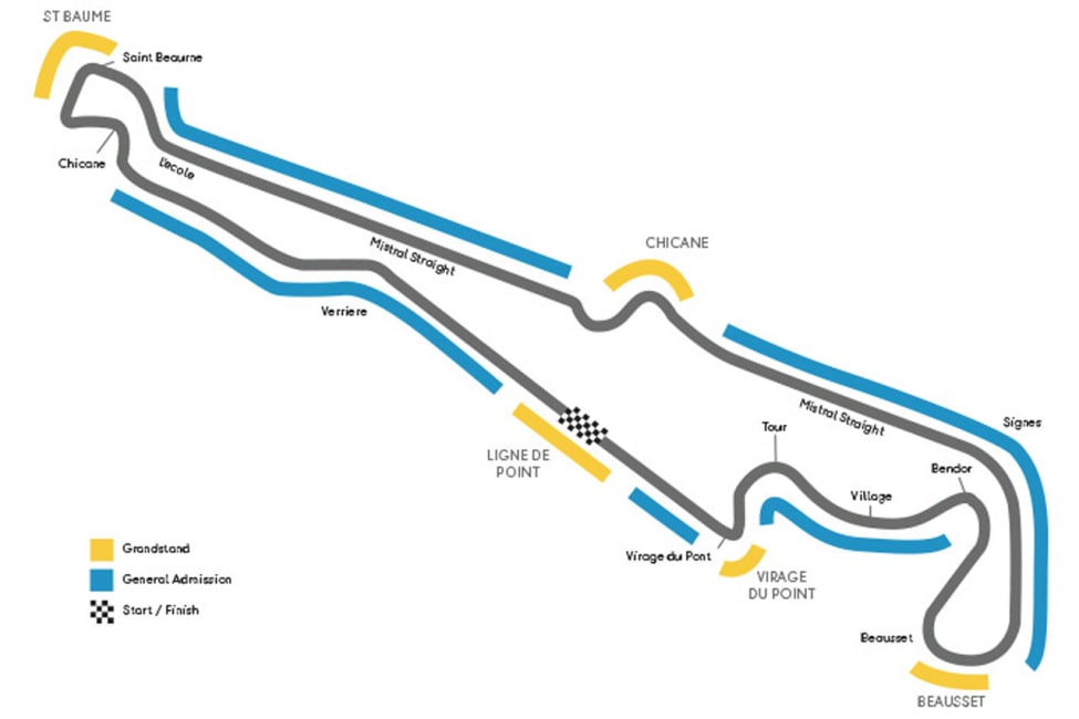 French Grand Prix opplev Formel 1 i Frankrike Ving