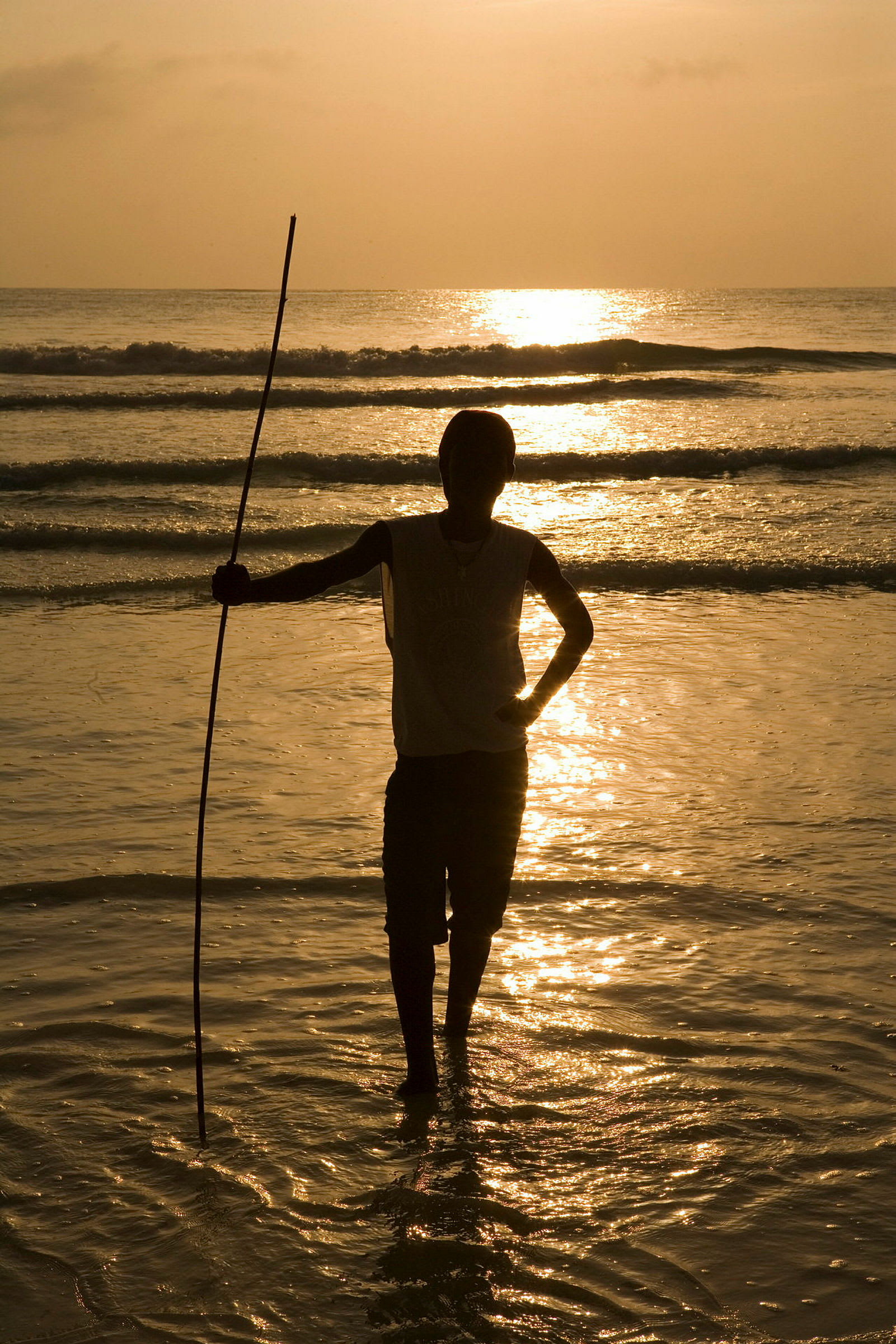 Solnedgången på Diani Beach
