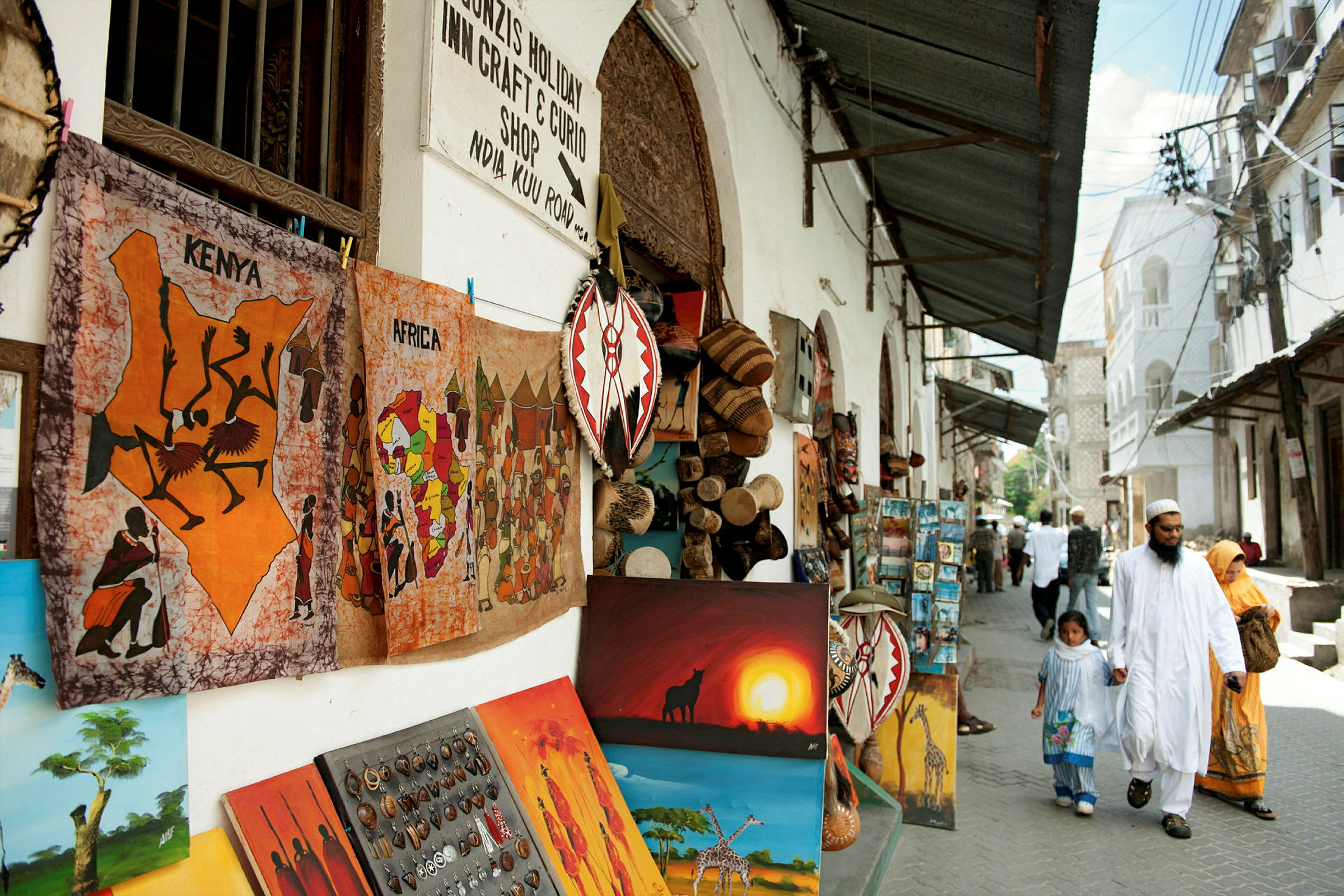 Stadsliv i Mombasa