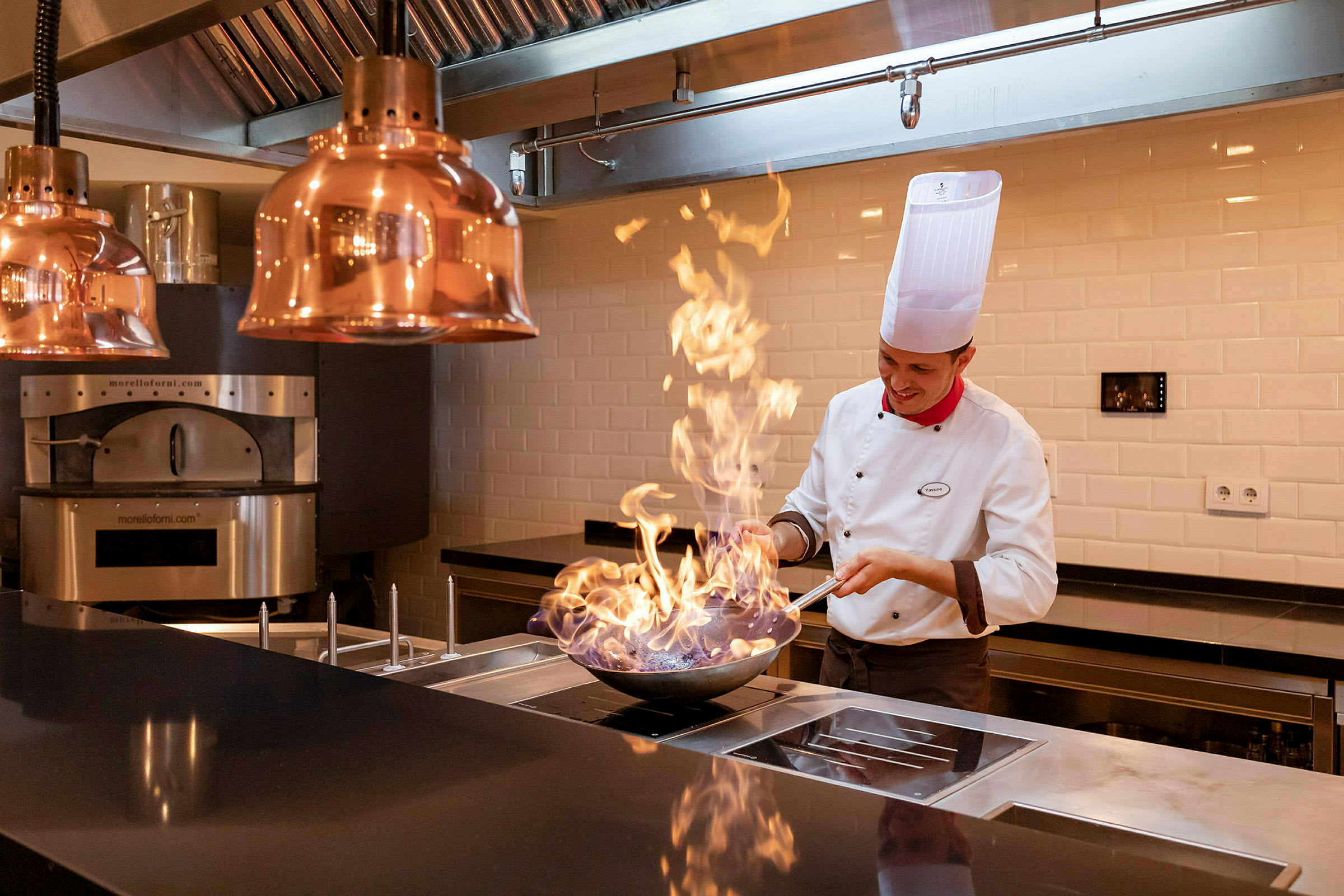 Showcooking i bufférestaurangen