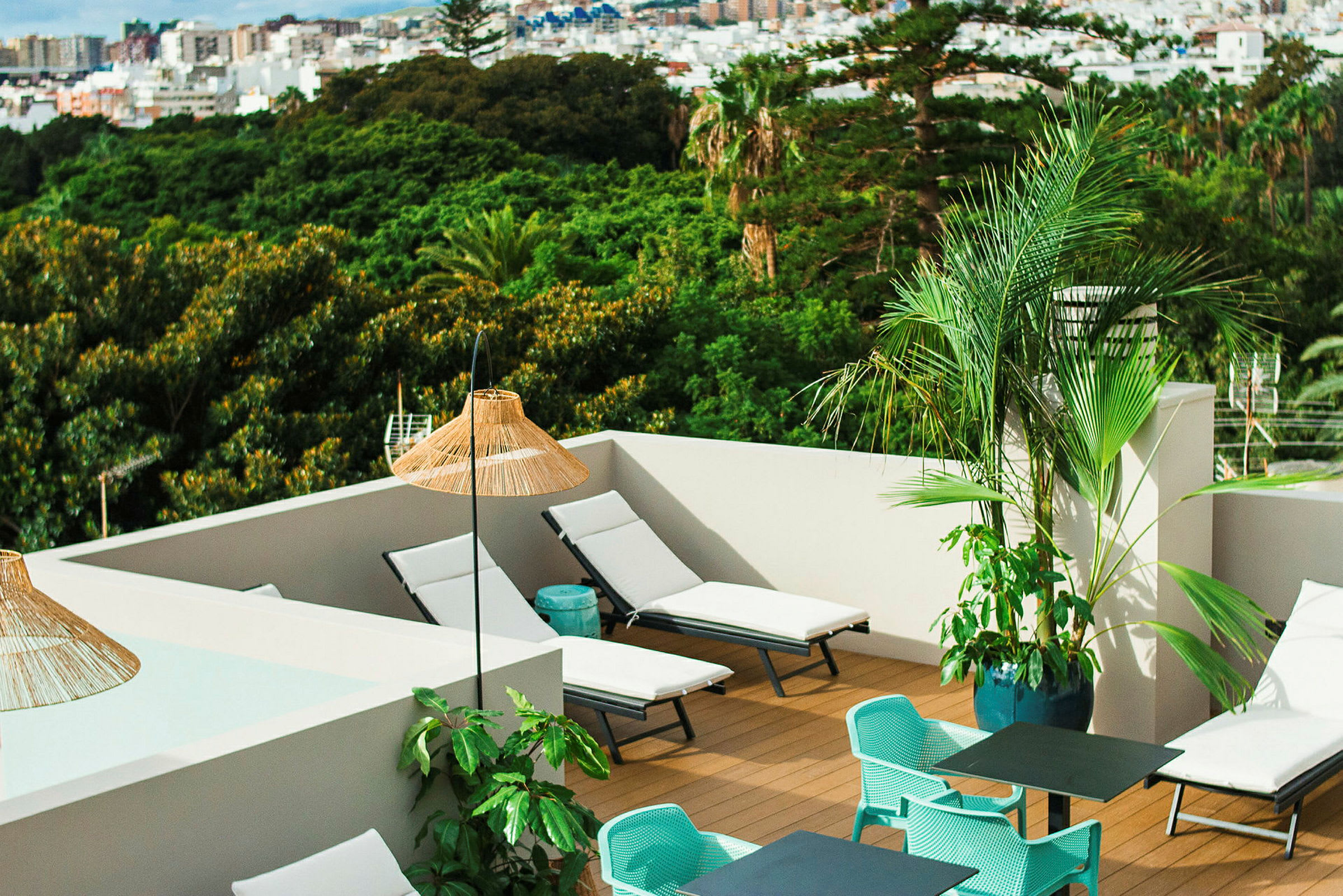 Hotellets takterrass
