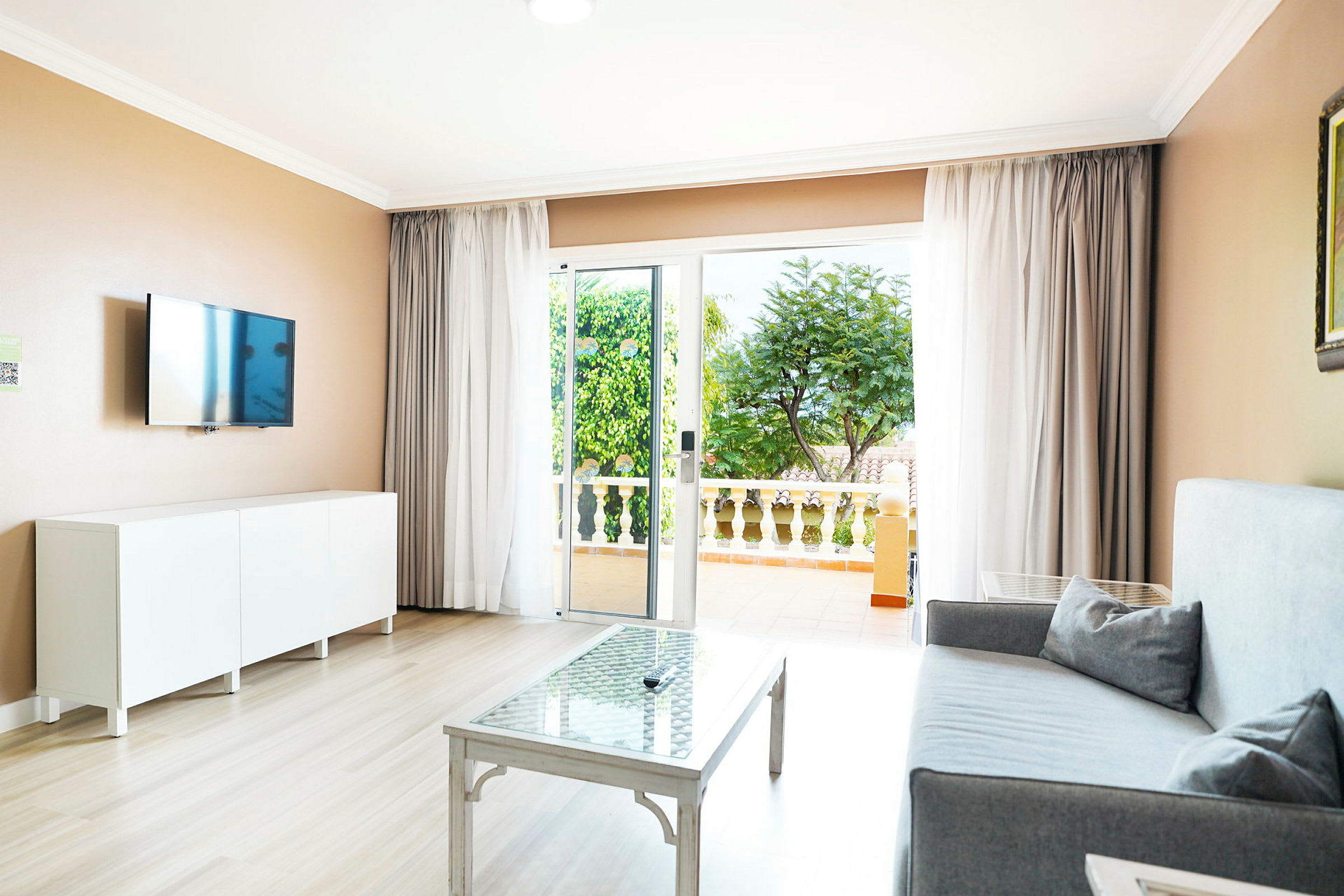 Trerumslägenhet i bungalow med 3 ordinarie bäddar