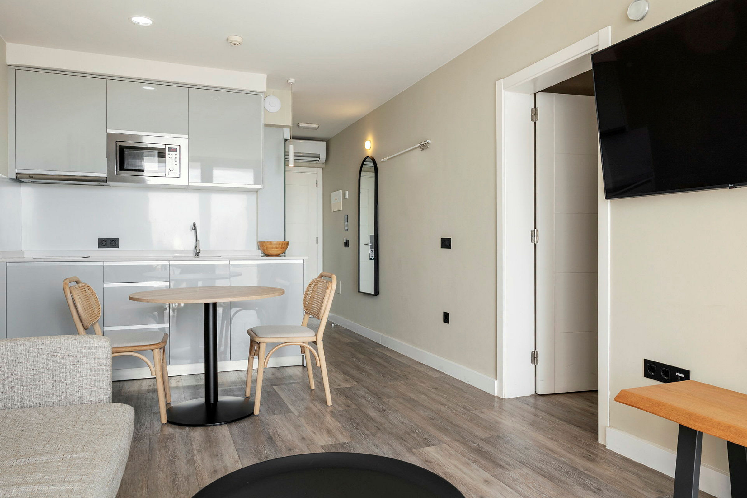 Exempel på vardagsrum i Junior Suite och Grand Suite