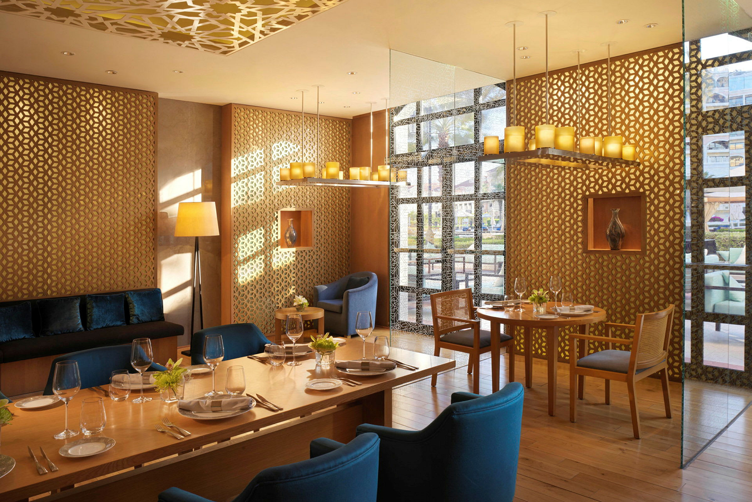 À la carte-restaurang med rätter från Mellanöstern