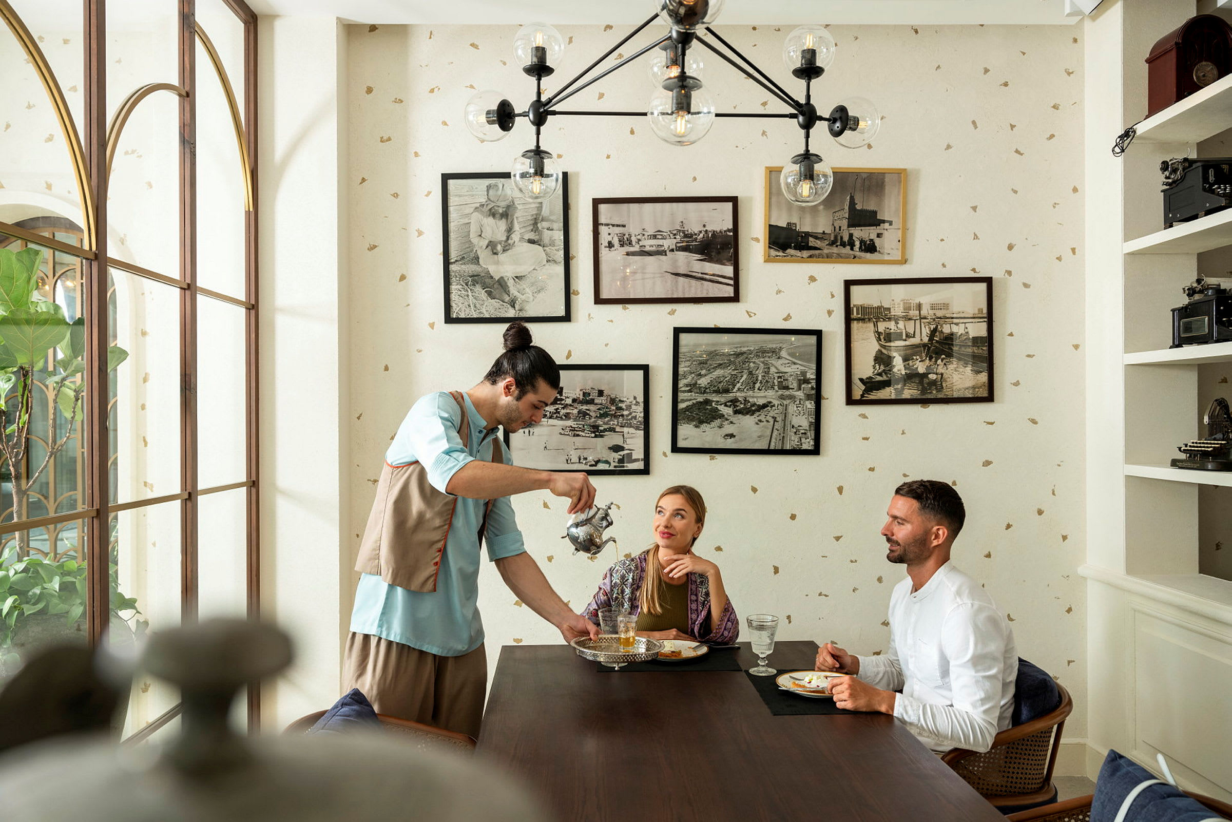 Restaurang med rätter från Medelhavet