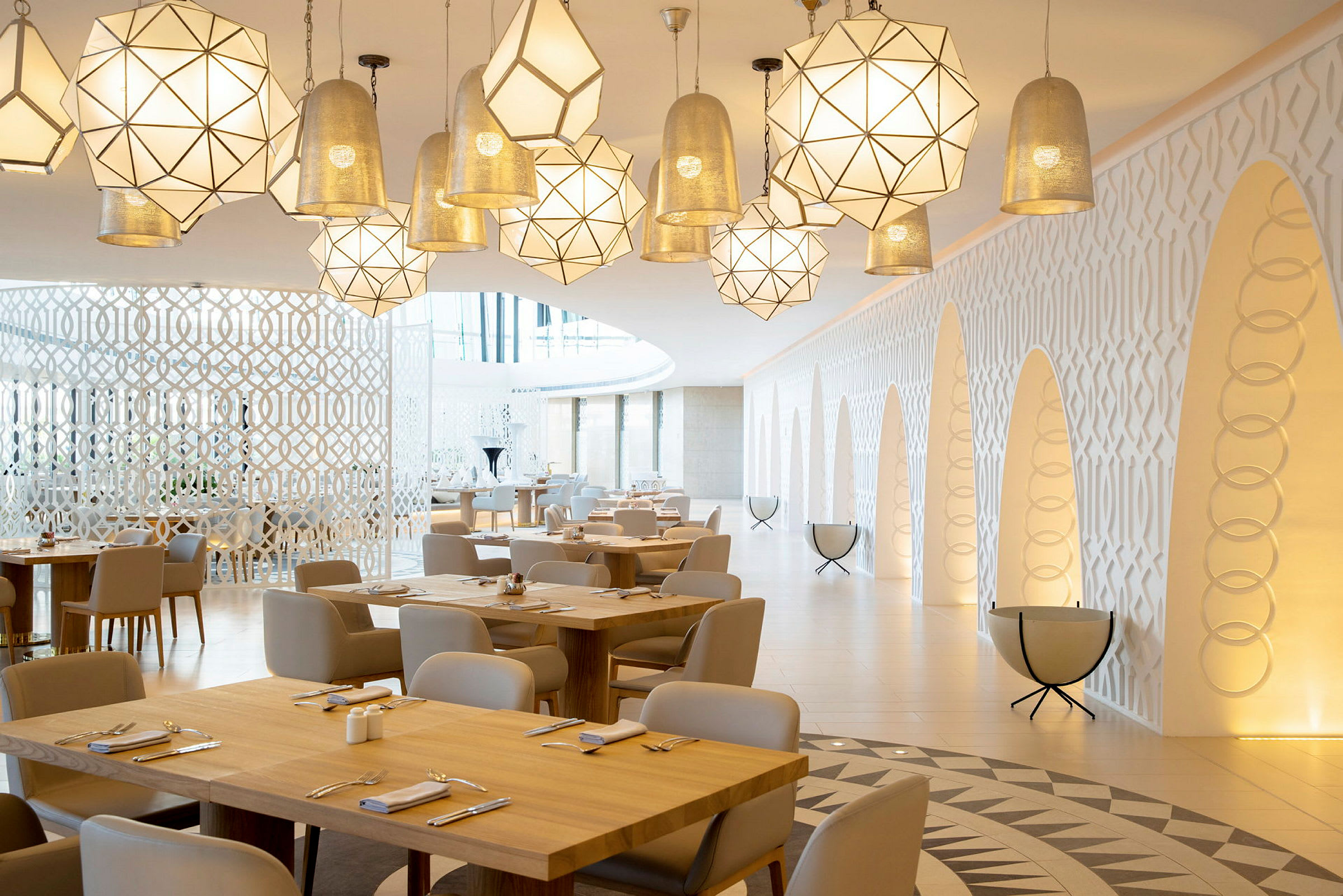 Restaurang med internationella rätter