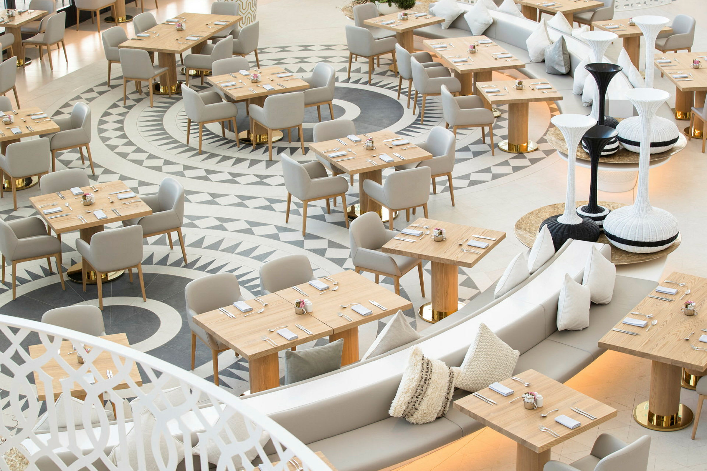 Restaurang med internationella rätter