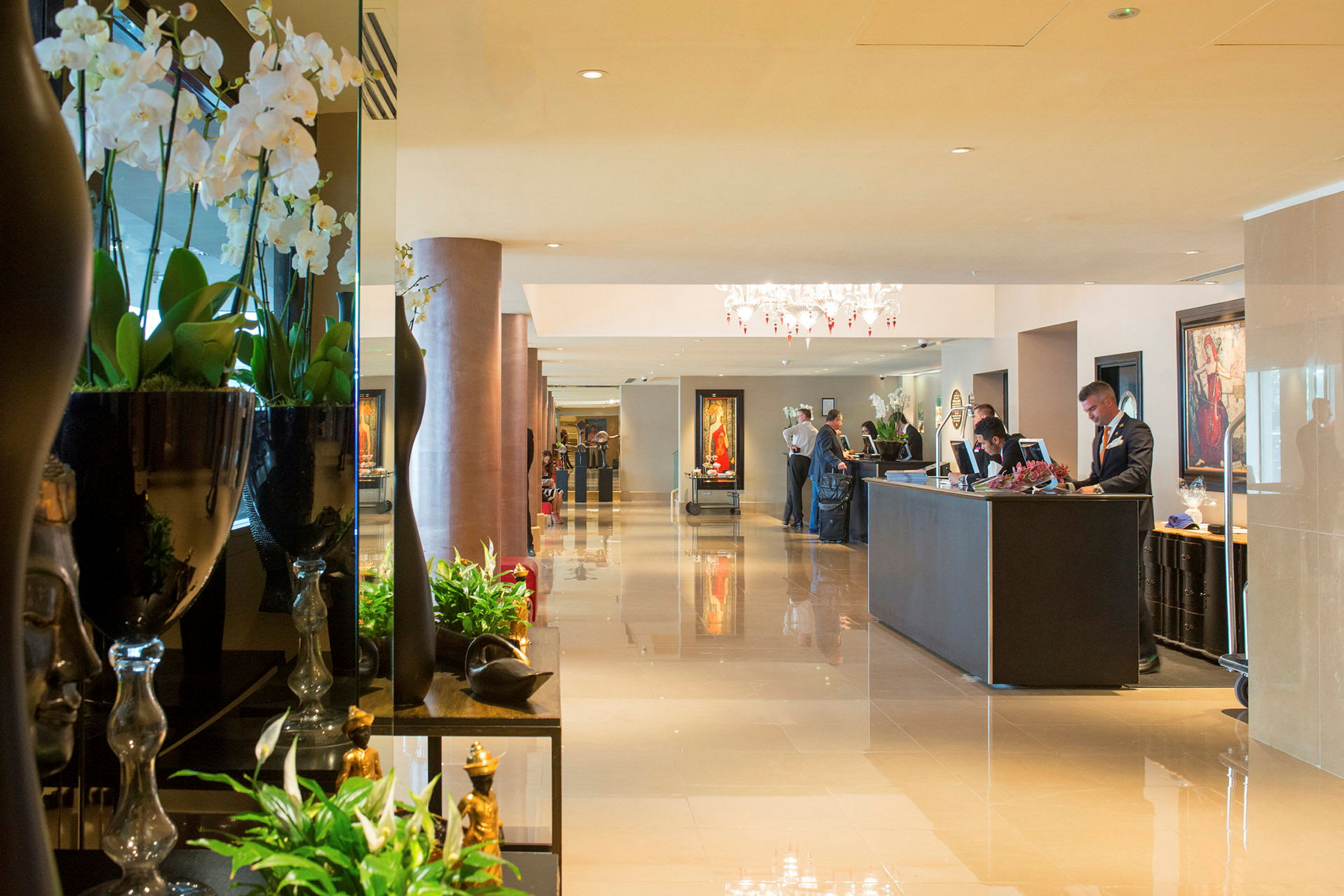 Reception och lobby