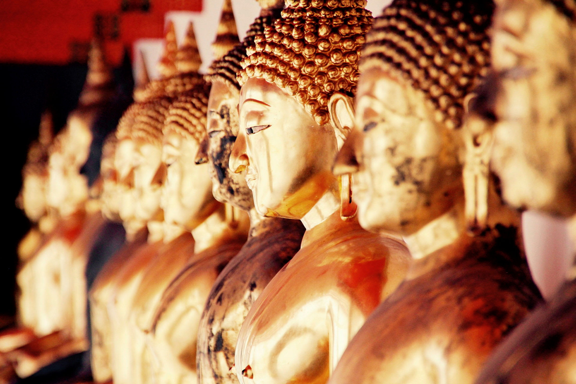 Buddhastatyer i Bangkok