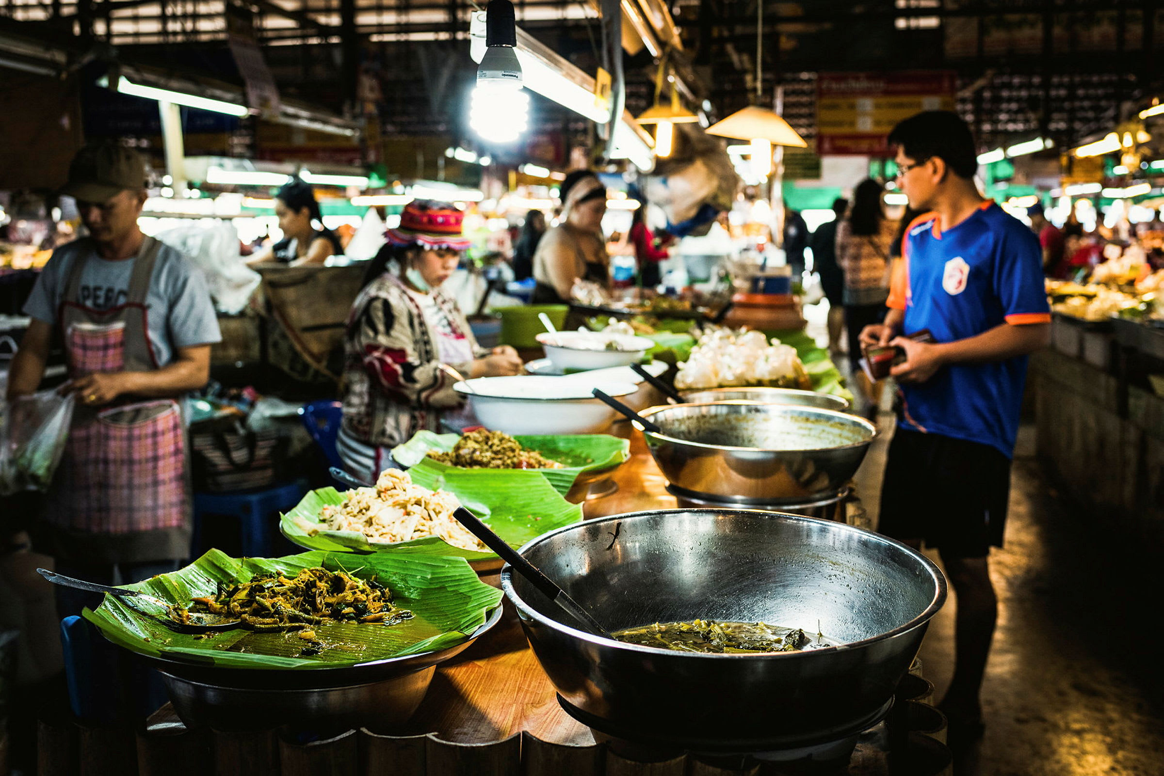 Marknad i Chiang Mai