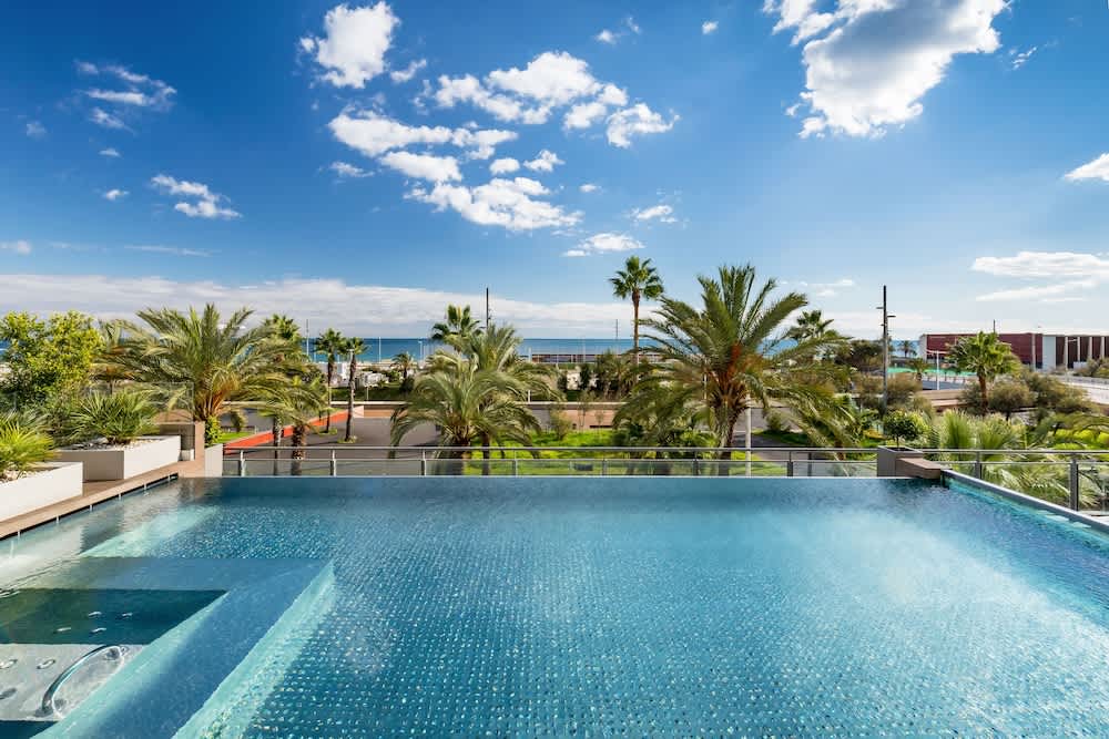 Takterrasspool