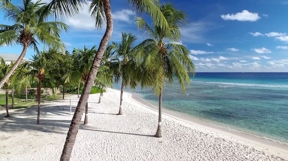 Utsikt mot havet/stranden