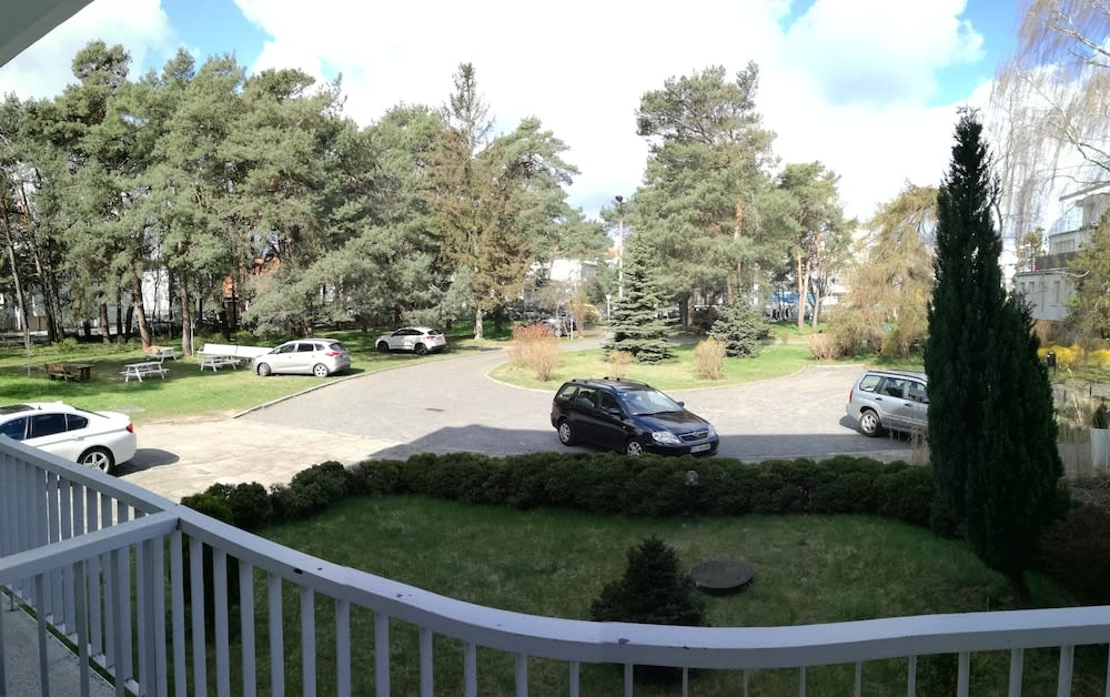 Utsikt mot parken