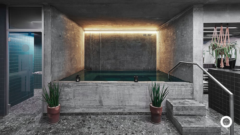 Bubbelpool inomhus