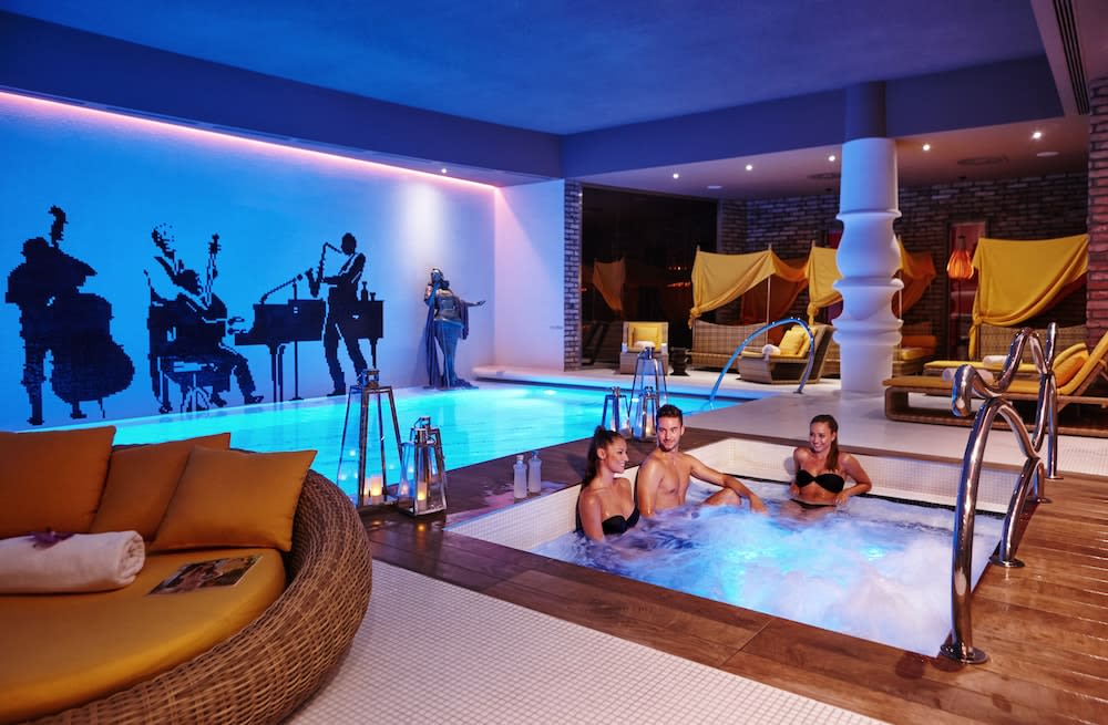 Bubbelpool inomhus