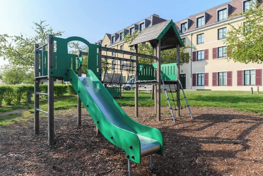Lekområde för barn utomhus