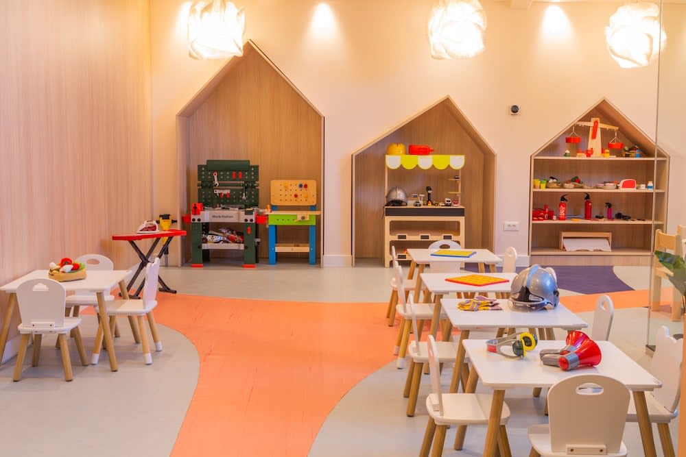 Lekområde för barn inomhus
