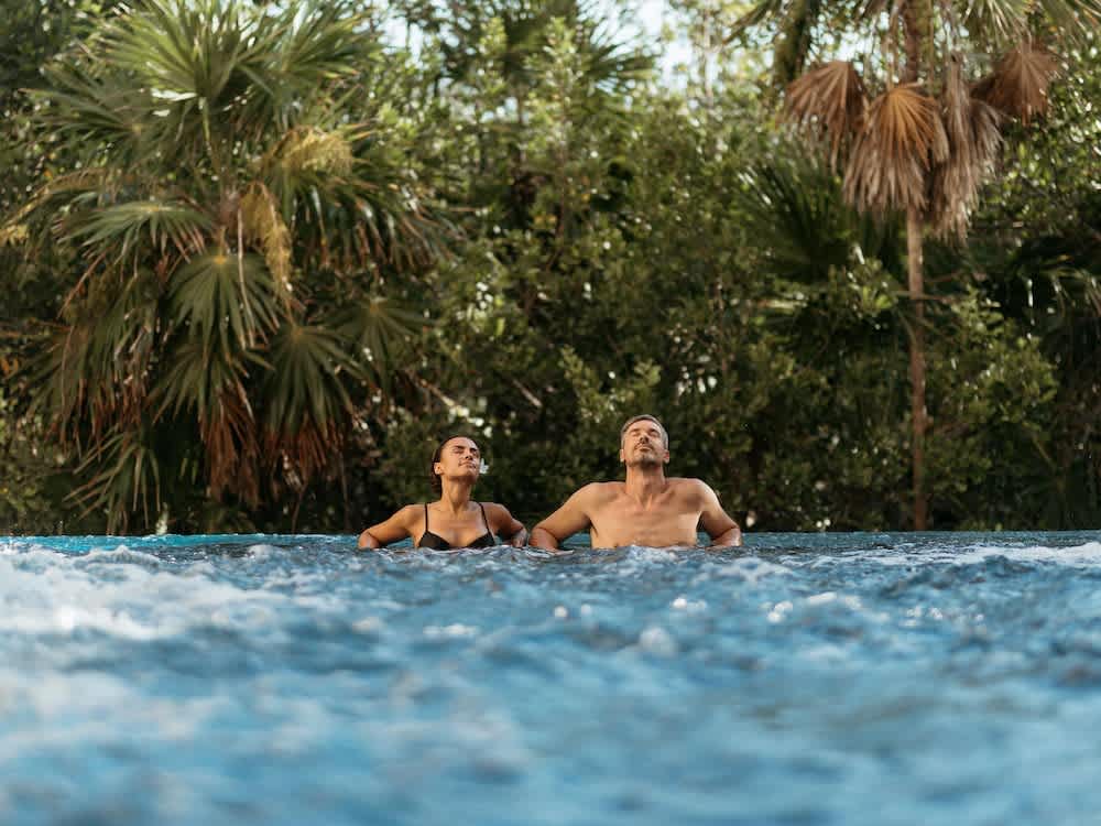 Privat bubbelpool