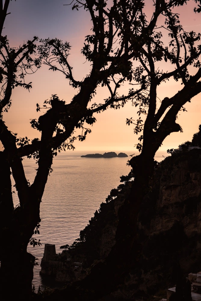 Utsikt mot havet/stranden