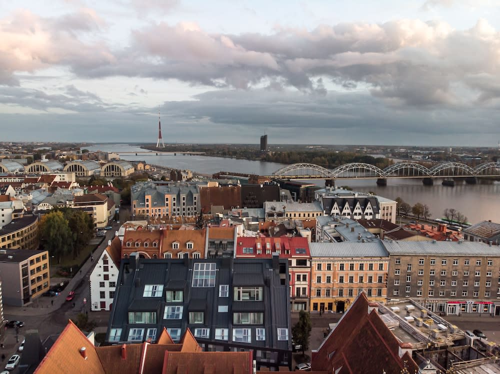 Utsikt mot staden