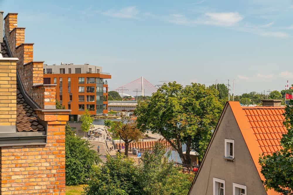 Stadsutsikt från boendet