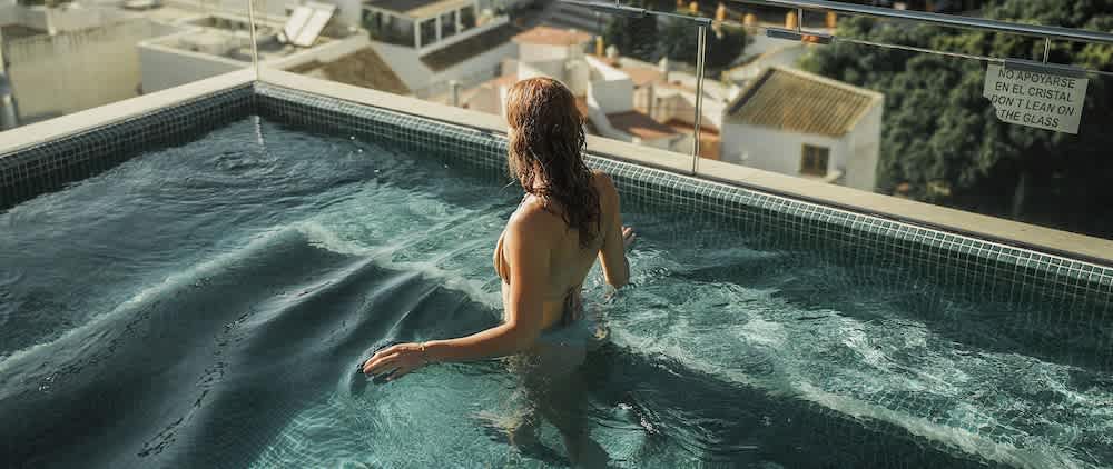 Takterrasspool