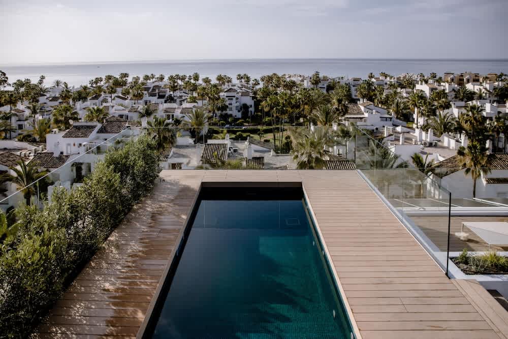 Takterrasspool