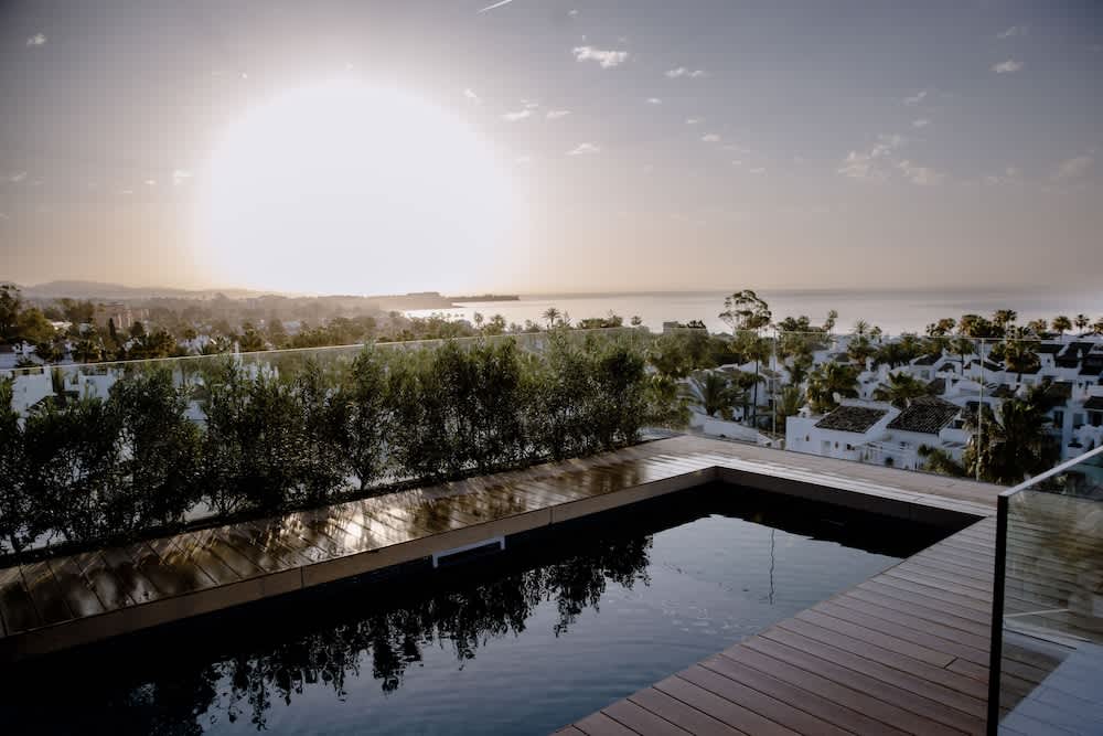Takterrasspool