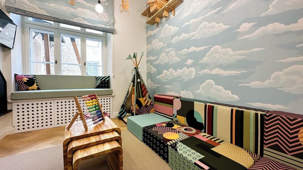 Lekområde för barn inomhus