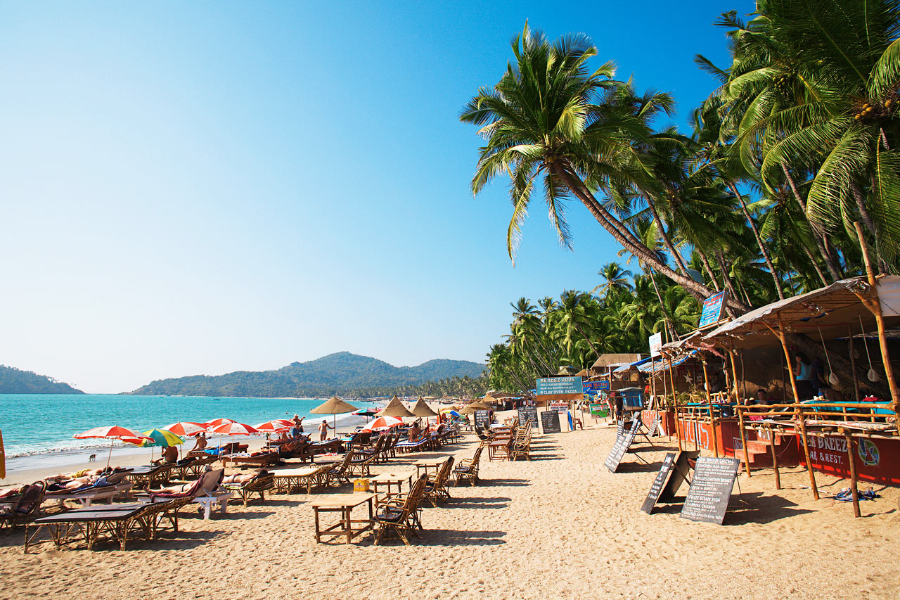 Palolem beach, Södra Goa