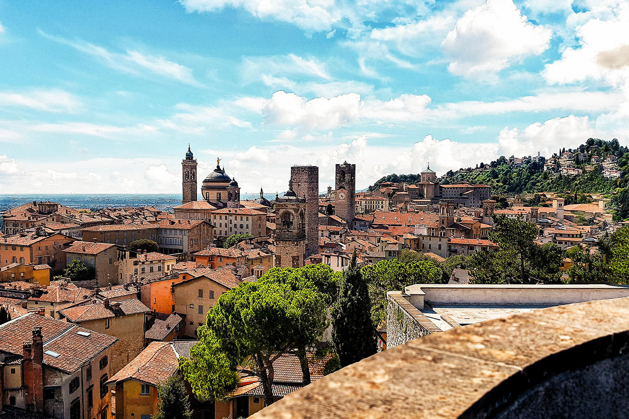 Bergamo i norra Italien