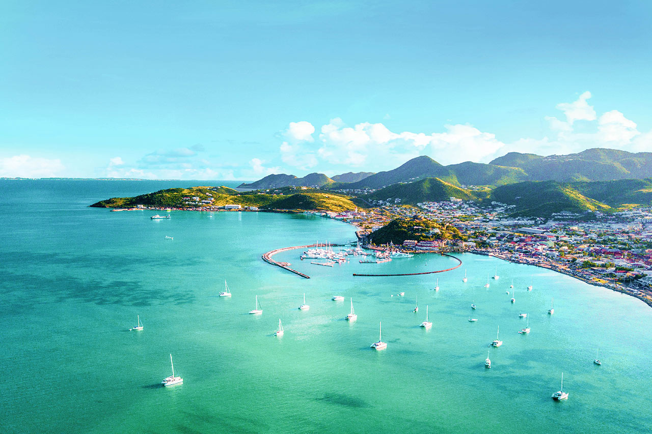 Marina Fort Louis och Marigot