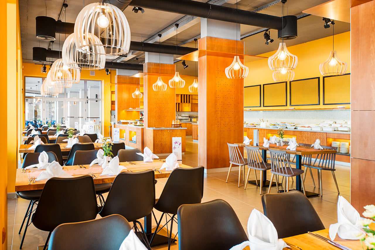 Bufférestaurang med italienska rätter
