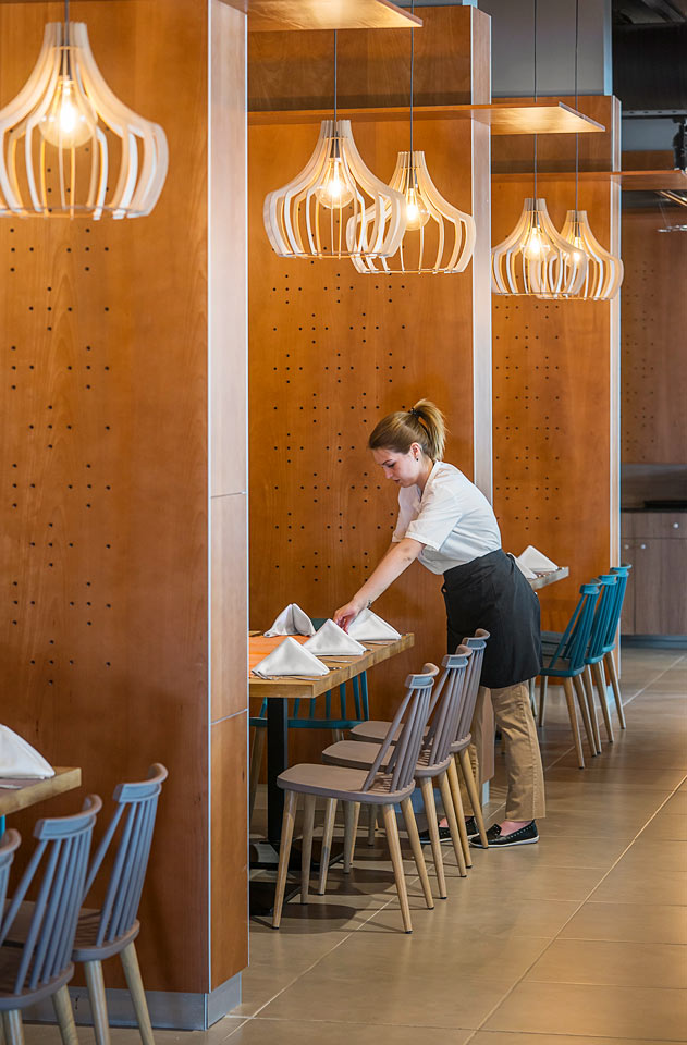 Bufférestaurang med italienska rätter