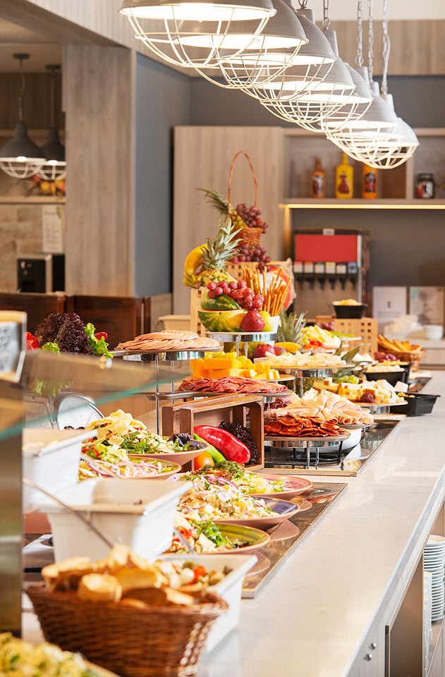 Bufférestaurang med spanska rätter