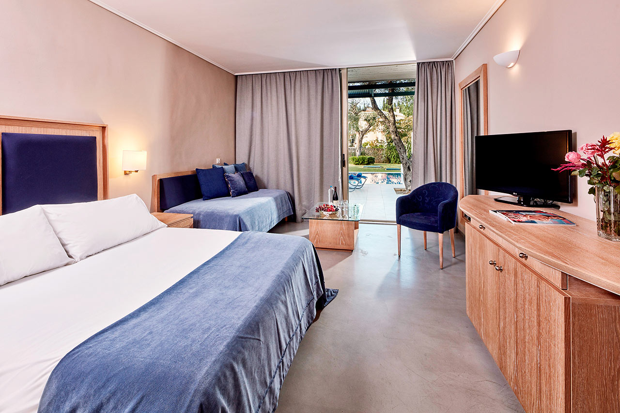 Dubbelrum med poolaccess (i bungalow)