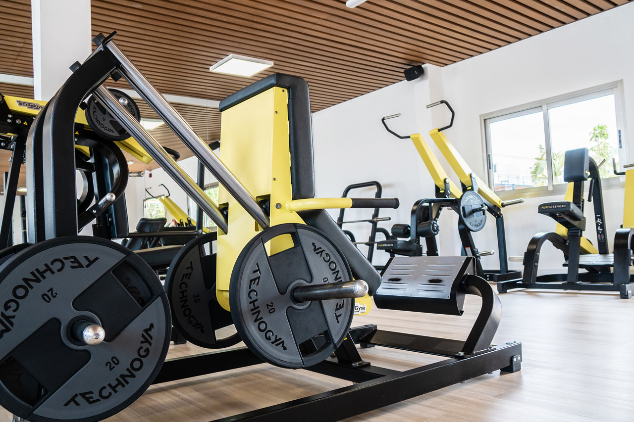Vill du träna under semstern har hotellet ett fint gym