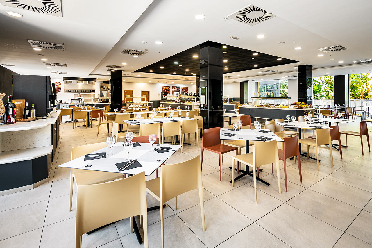 Hotellets bufférestaurang
