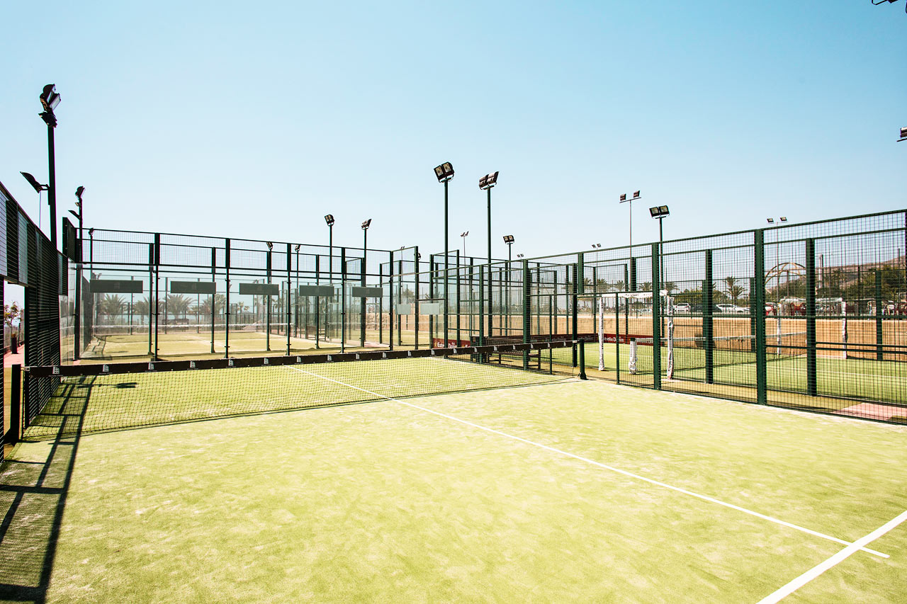 Hotellets padelbanor