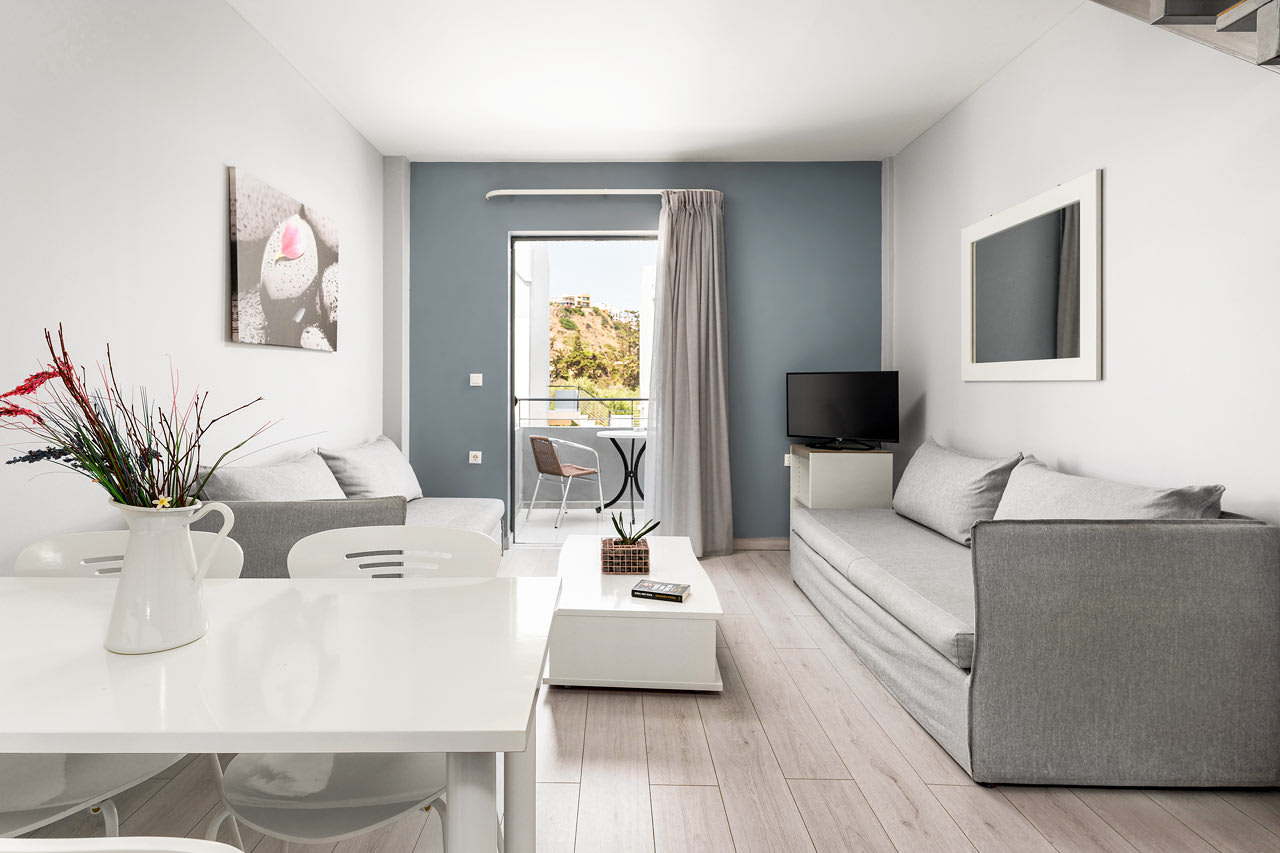 Enrumslägenhet i två etage
