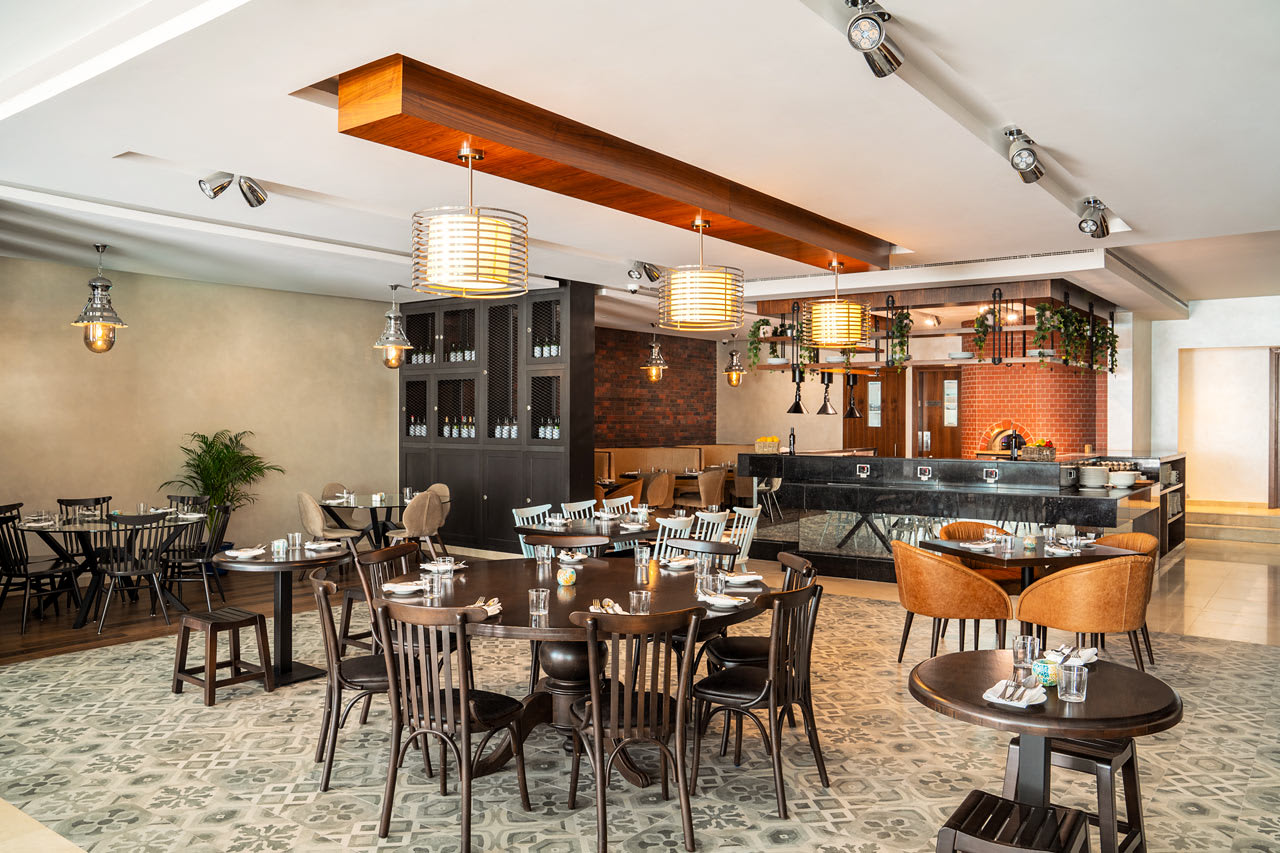 À la carte-restaurang med rätter från Medelhavet