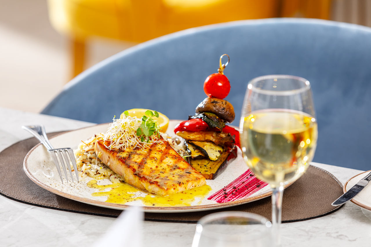 À la carte-restaurang med grillrätter