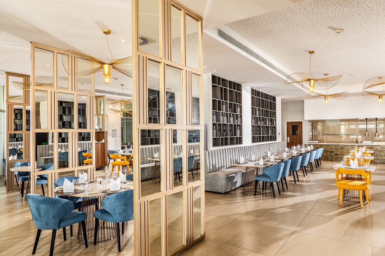 À la carte-restaurang med grillrätter