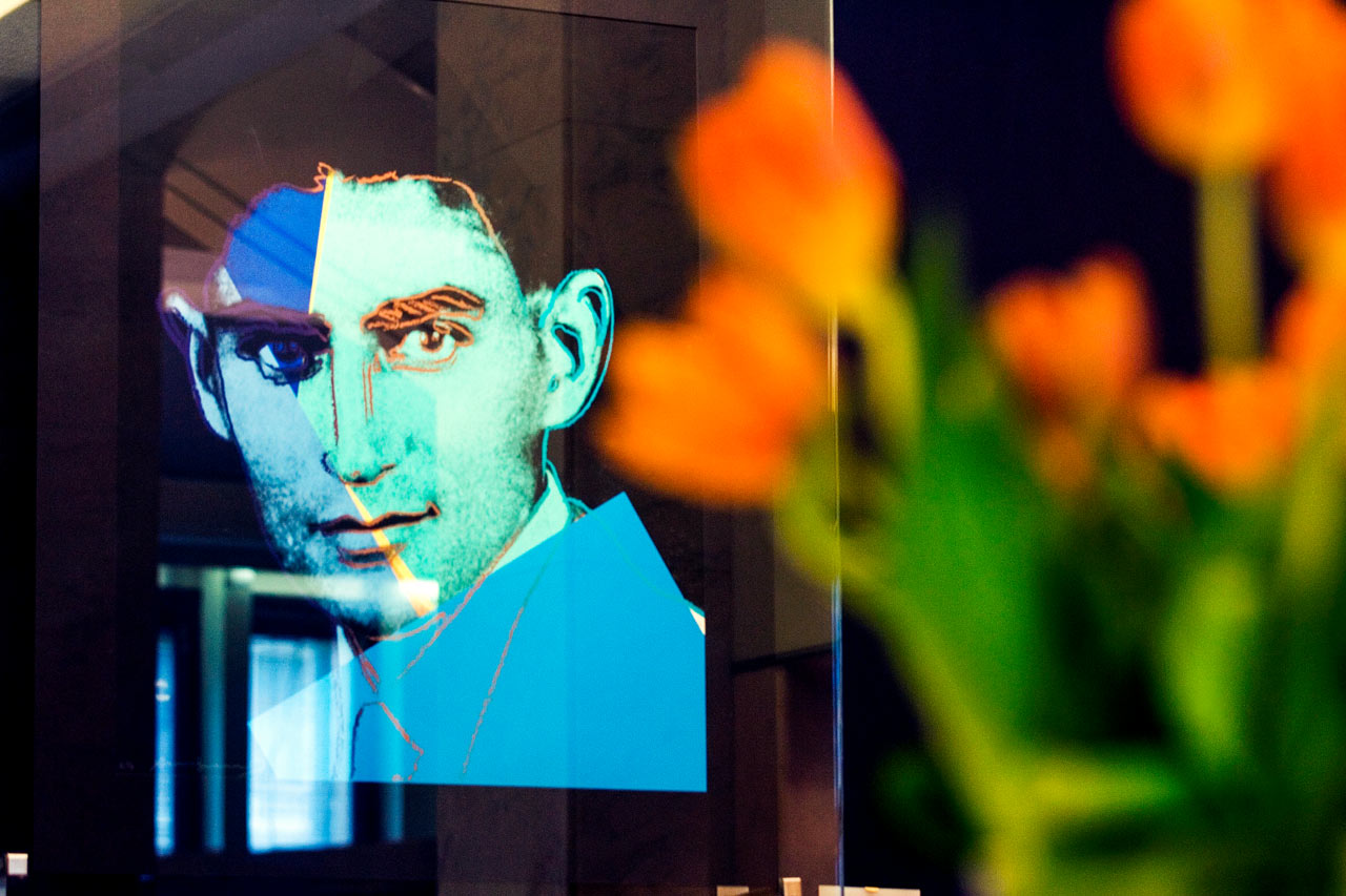 Original screen print av Franz Kafka by Andy Warhol