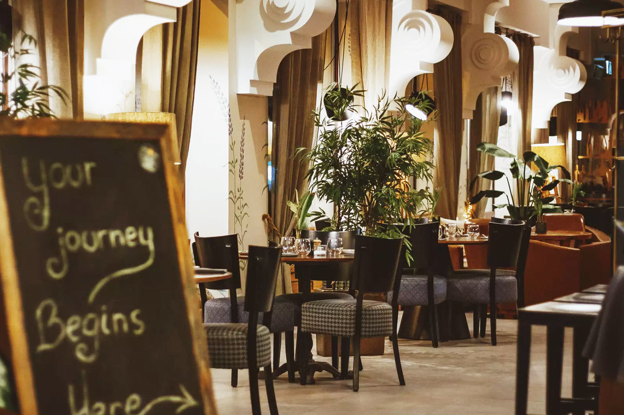 Hotellets restaurang