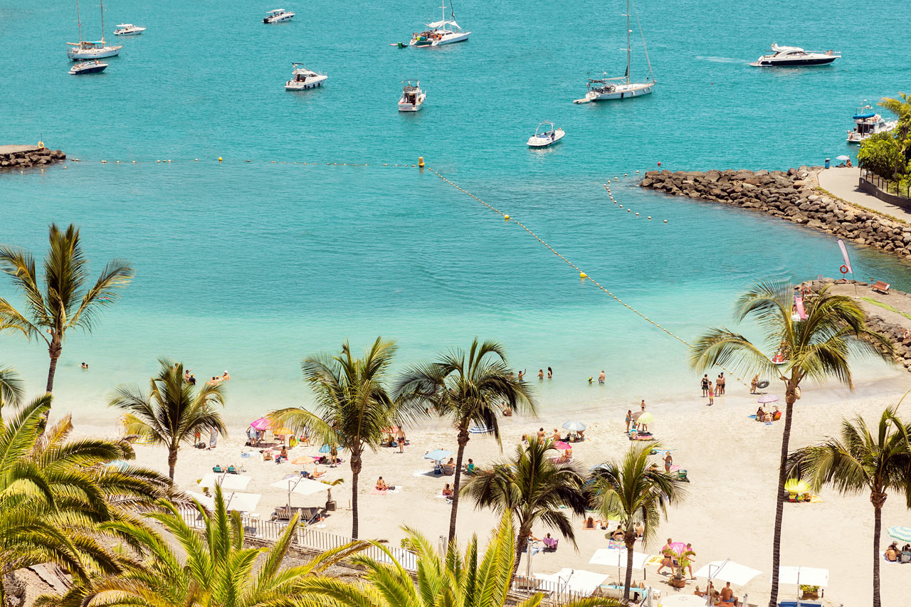 Populära Anfi Beach