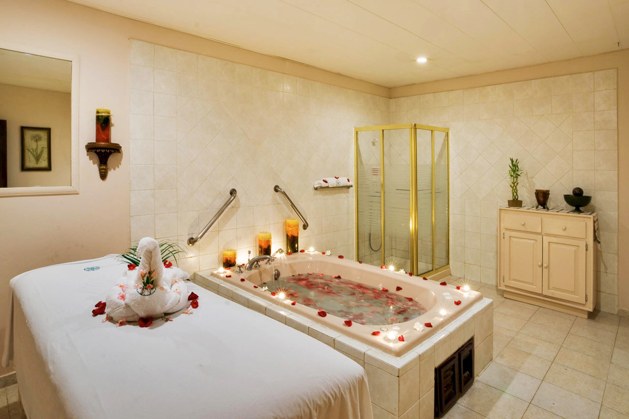 Spa med olika behandlingar